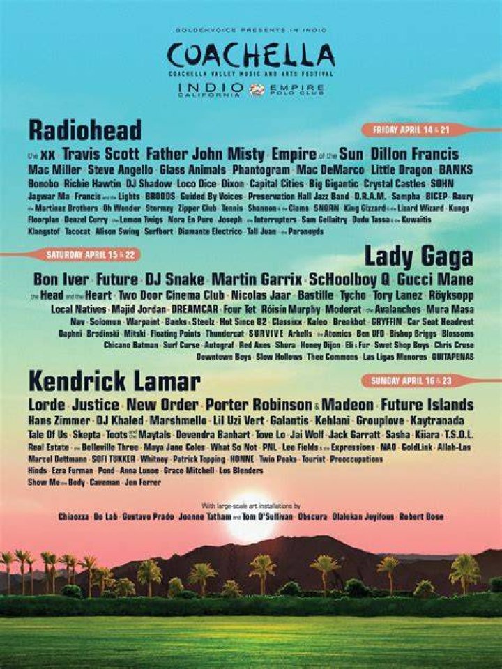 2017 Coachella Valley Music And Arts Festival - Weekend 1 - Day 2
