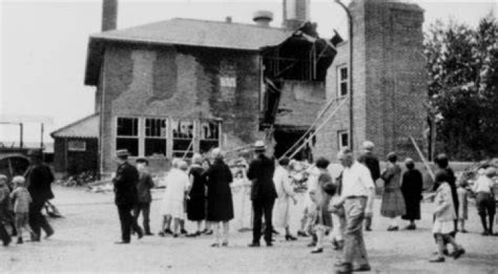 Aftermath Of Bath School Disaster