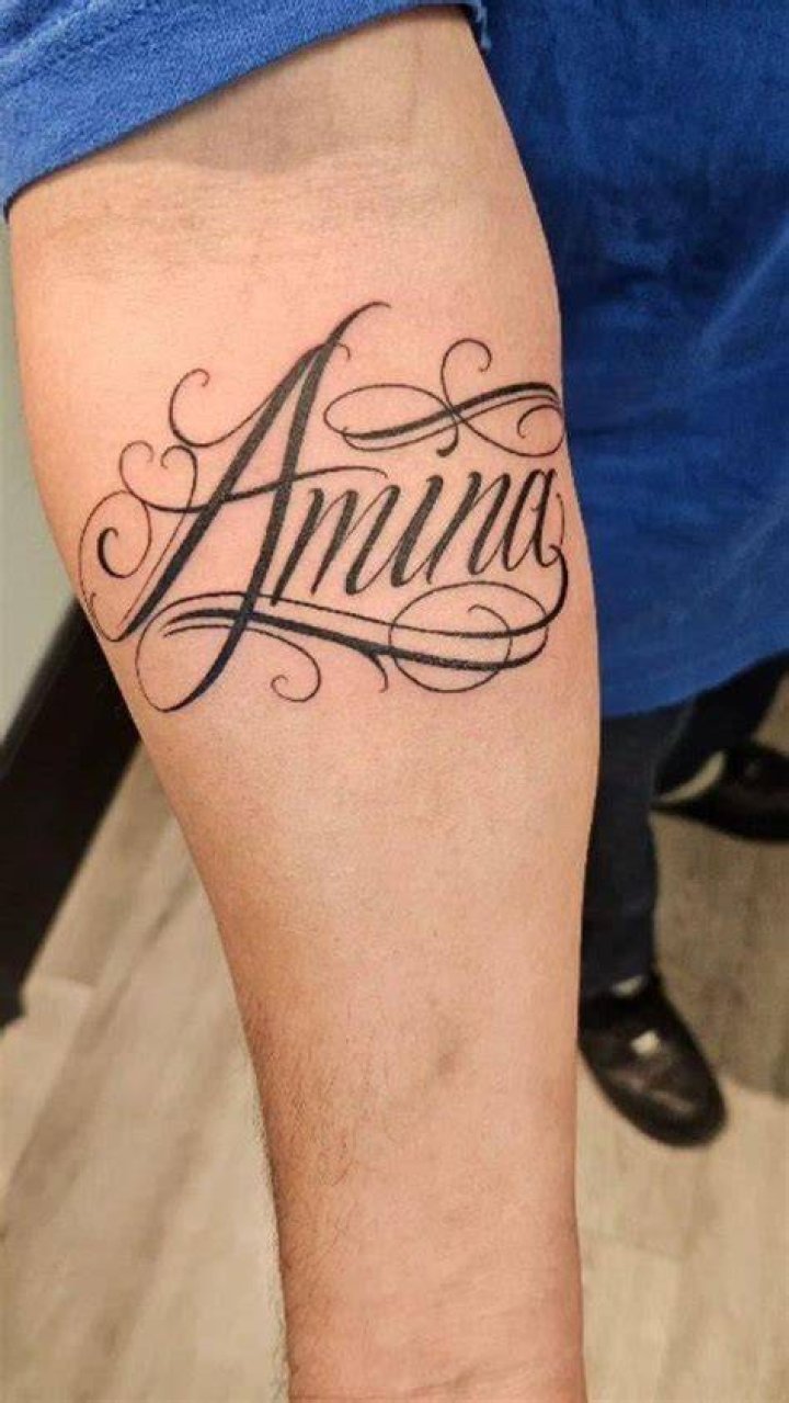 Amina tattoos
