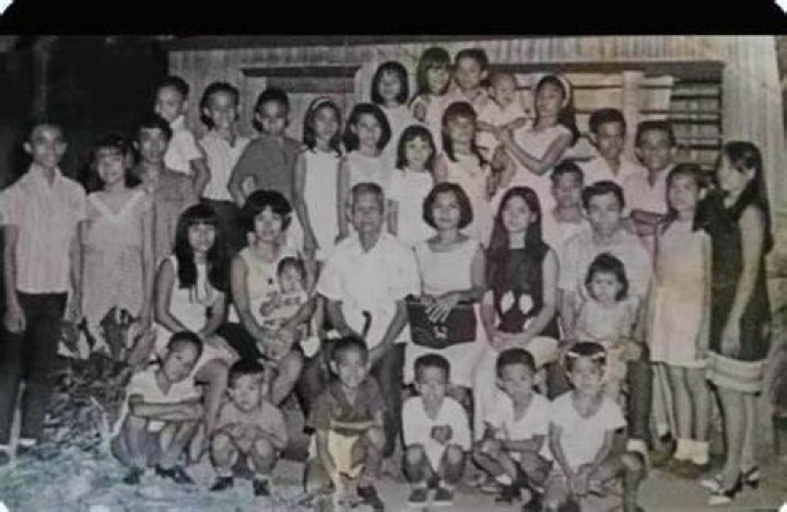 An old photo of Remigio with his daughter R'Bonney Gabriel