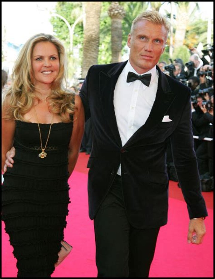 Anette Qviberg with her ex-husband Dolph Lundgren