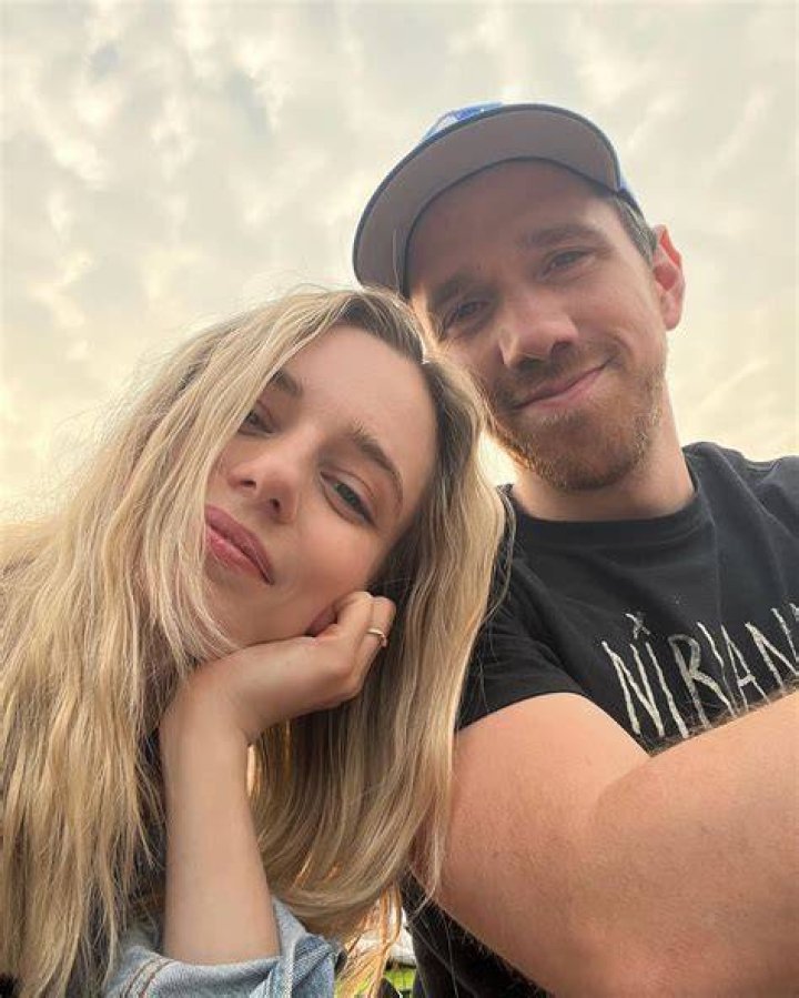Anja Savcic with her boyfriend