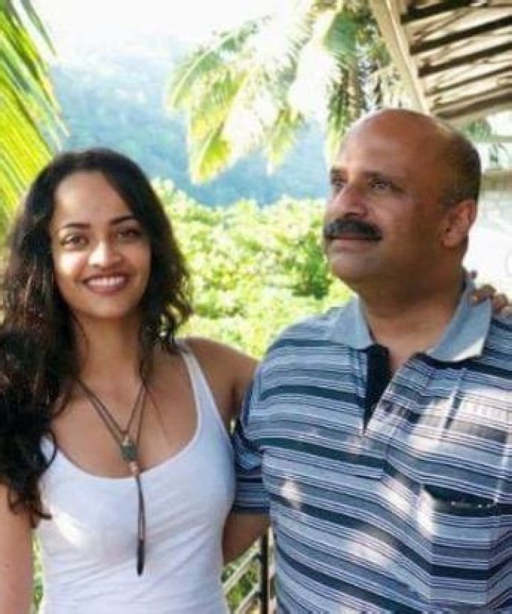 Anjali and her father Vinod Sivaraman