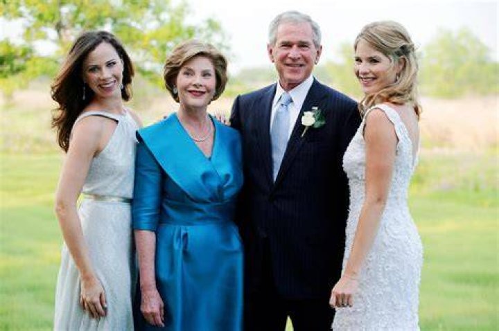 Barbara Bush with her parents and sister