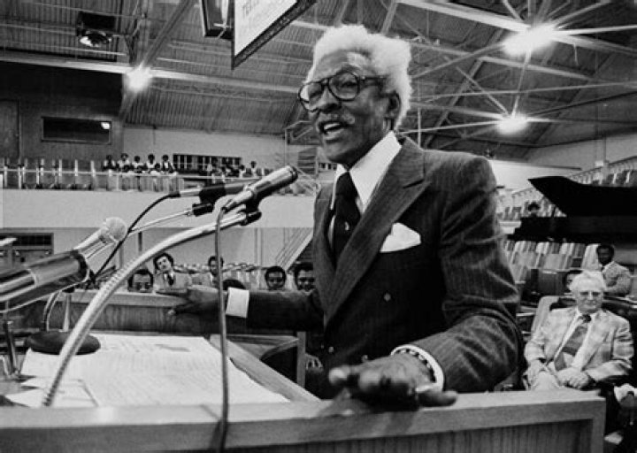 Bayard Rustin Speaking At An Event
