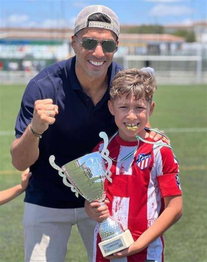 Benjamin Suarez with his dad