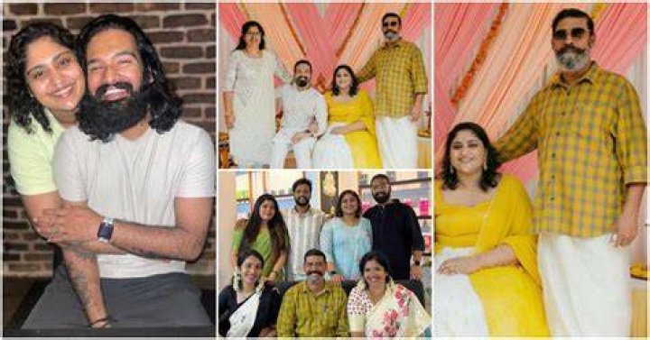 Bhagya Suresh with her husband