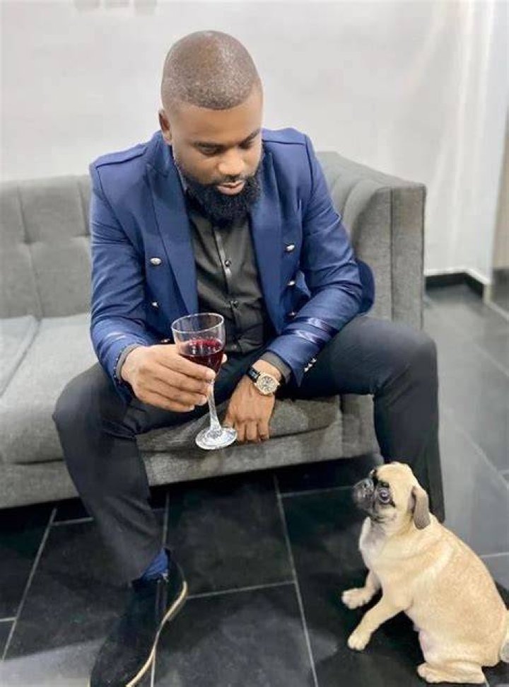 Blessed Uzochikwa has a pet dog