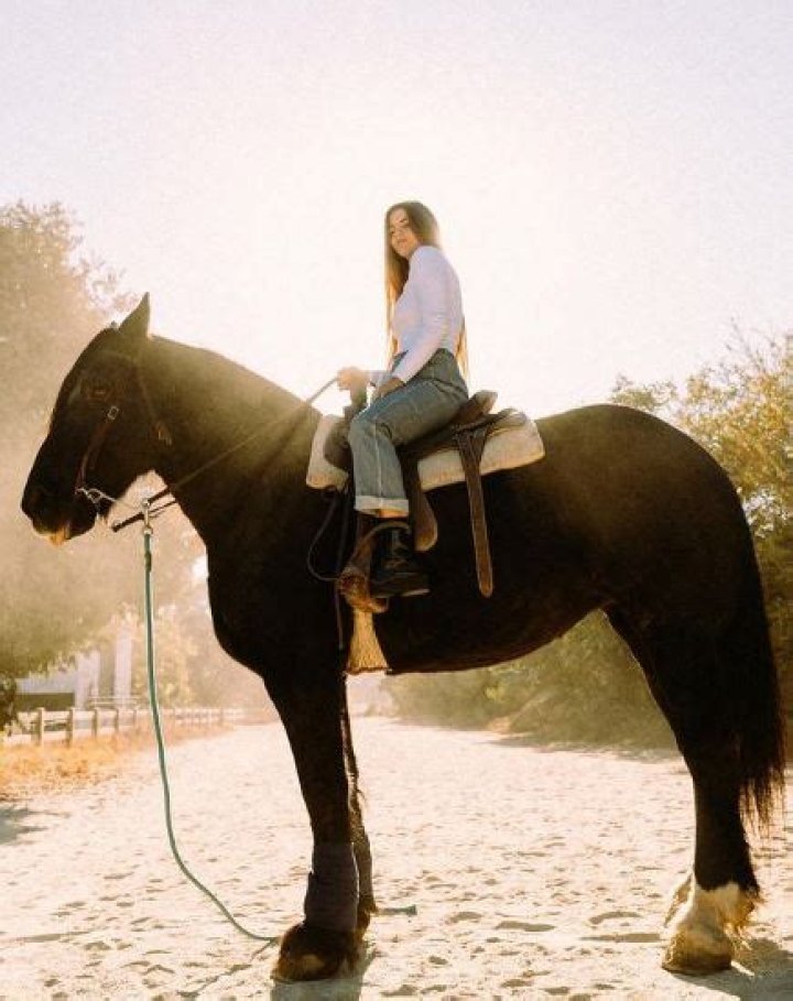 Brooklinn Khoury loves horse riding