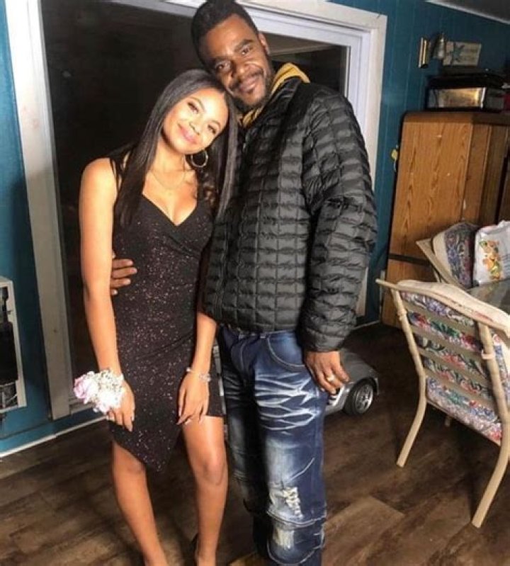 Brooklyn Queen with her dad