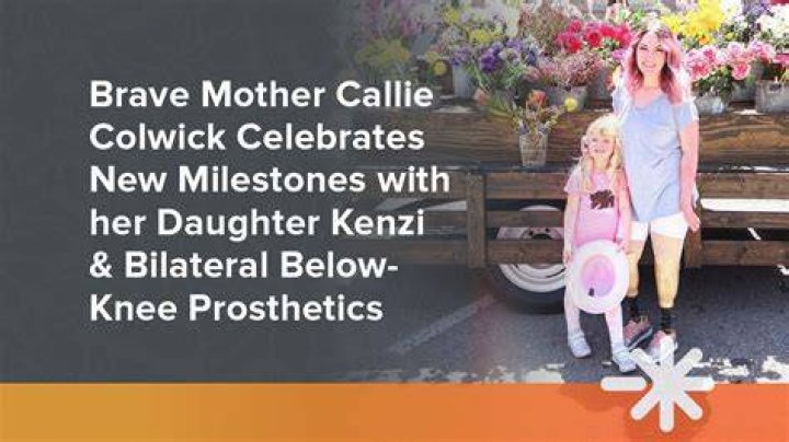 Callie with her mother