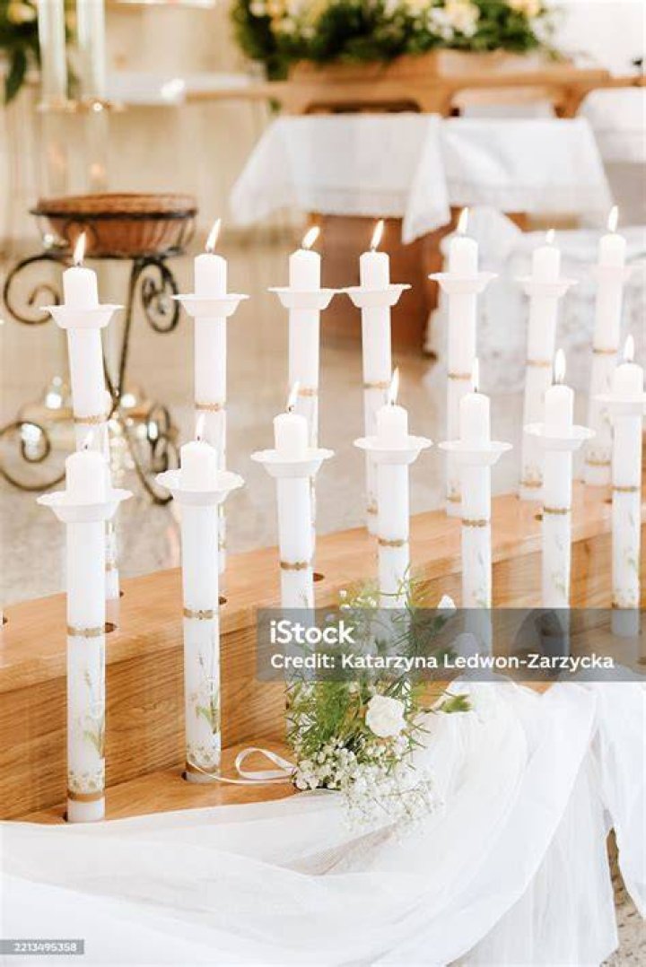 Candles During Ceremony