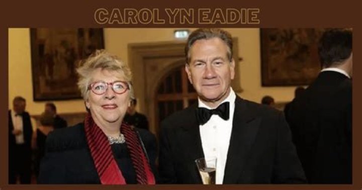 Carolyn Eadie and her husband Michael Portillo