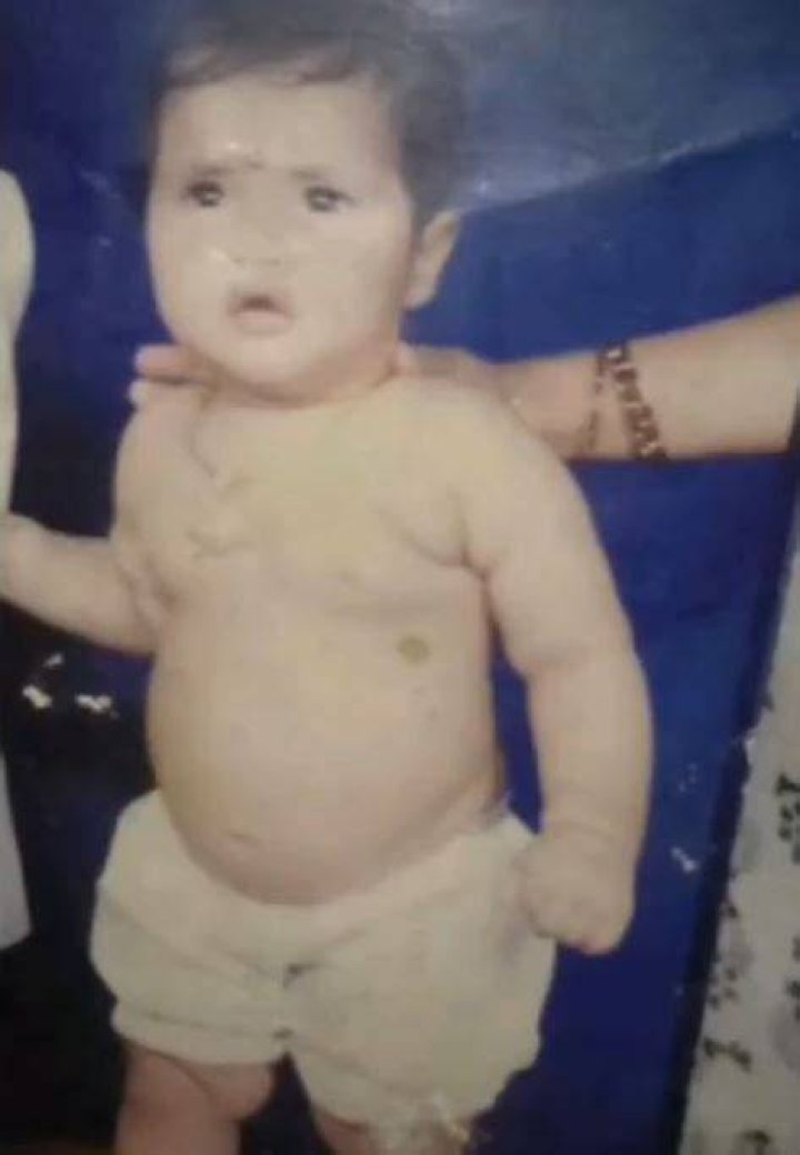 Childhood image of Deepthi Sunaina