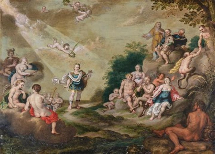 Contest Between Pan And Apollo