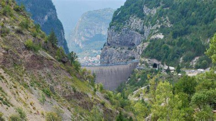 Crack In Vajont Mountain