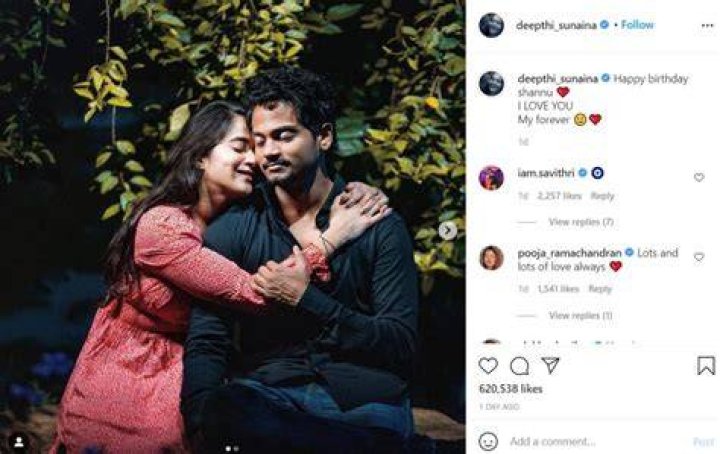 Deepthi Sunaina wished Shanmukh Jaswanth Kandregula on his birthday