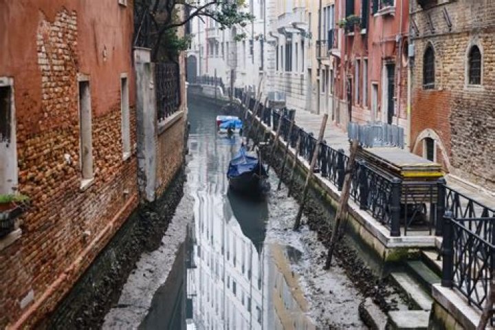 Dry Canal In Venice