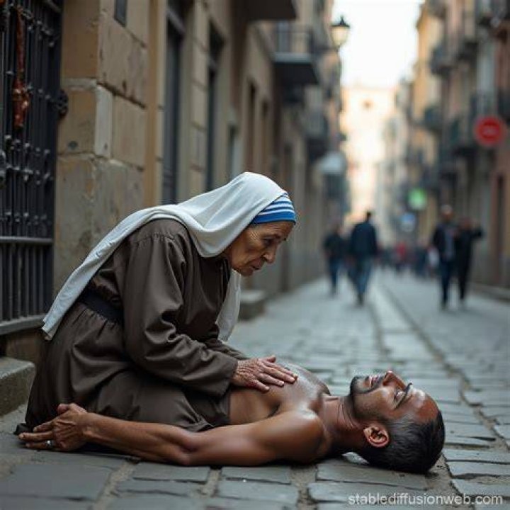 Dying Man On Street