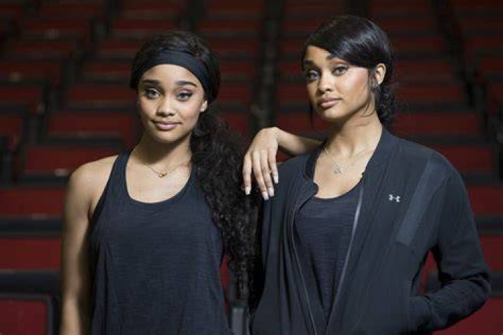 Dylan Gonzalez with her twin sister