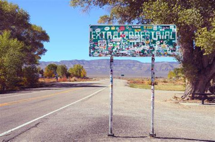 Extraterrestrial Highway Road Sign