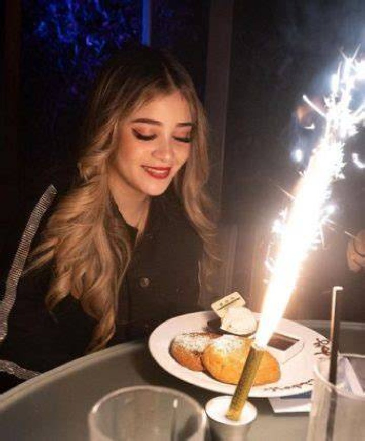 Fernanda Villalobos celebrating her 17th birthday on April 27, 2021