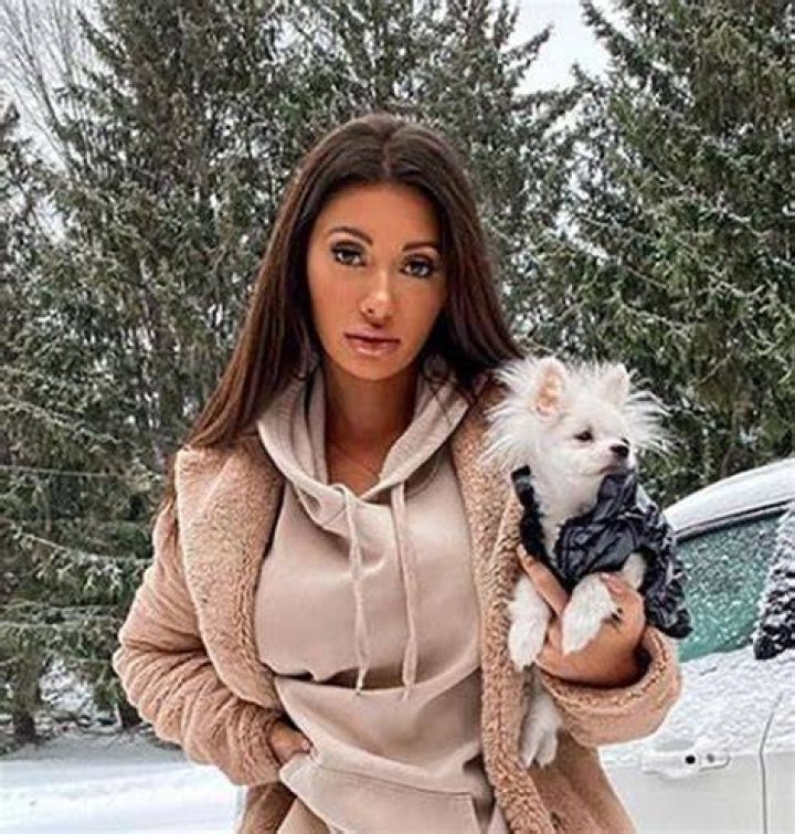 Francesca Farago and her pet dog Romeo Jonathan Webb