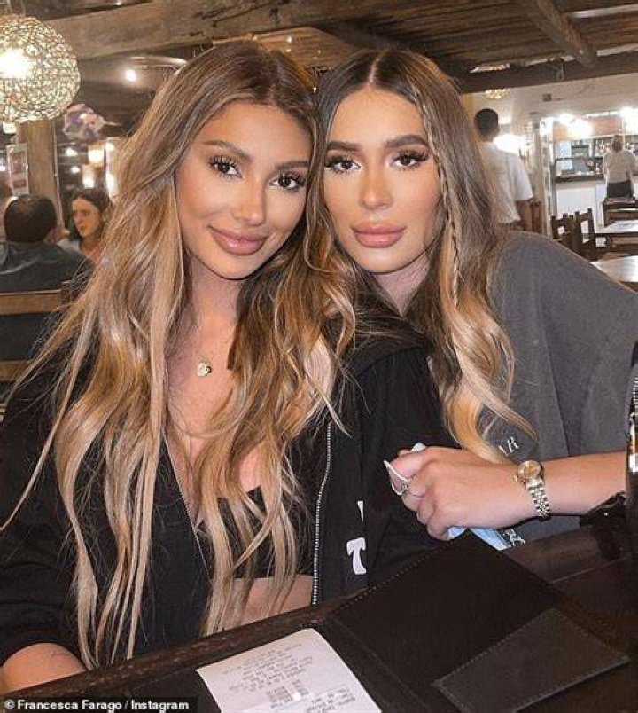 Francesca Farago with her girlfriend Demi Sims