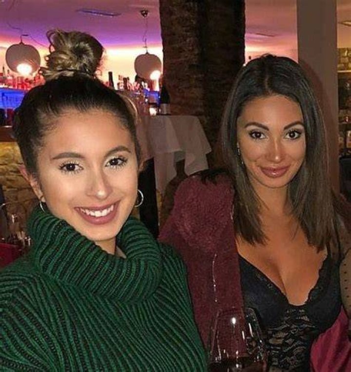 Francesca Farago with her sister Katie Webb