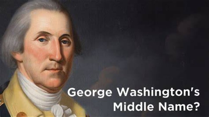 George Washington Middle Name