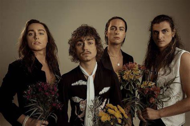 Greta Van Fleet band members Josh Kiszka, Jake Kiszka, Sam Kiszka, and Danny Wagner