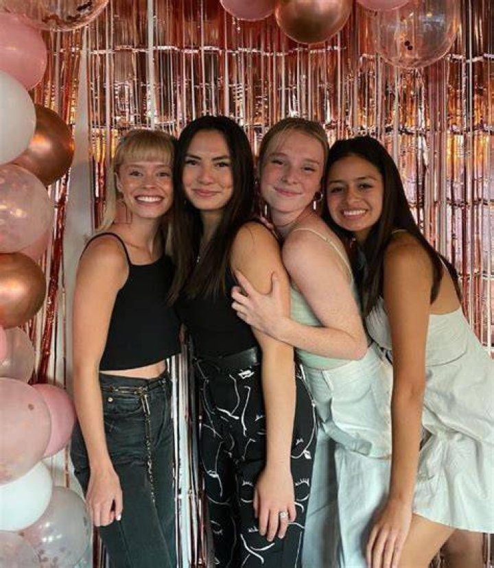 Haley Pham with her friends