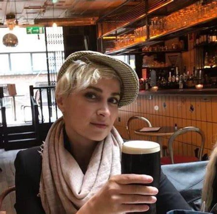 Halyna Hutchins drinking soft drink
