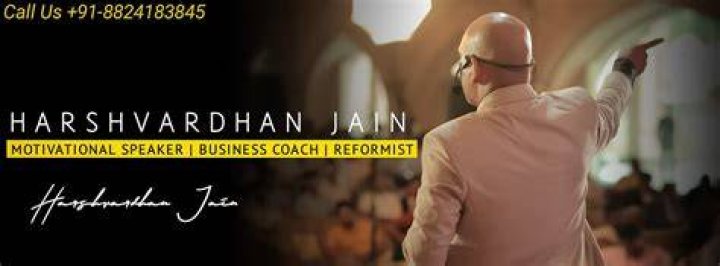 Harshvardhan Jain giving motivational speech in his company Mi Lifestyle Global Marketing Pvt Ltd