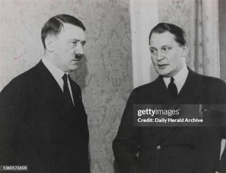 Herman Goring With Adolf Hitler