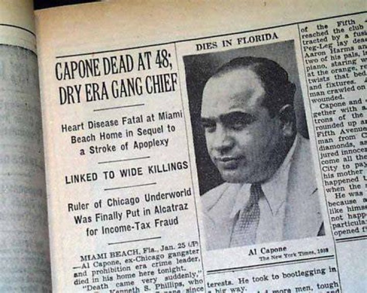 How Al Capone Died