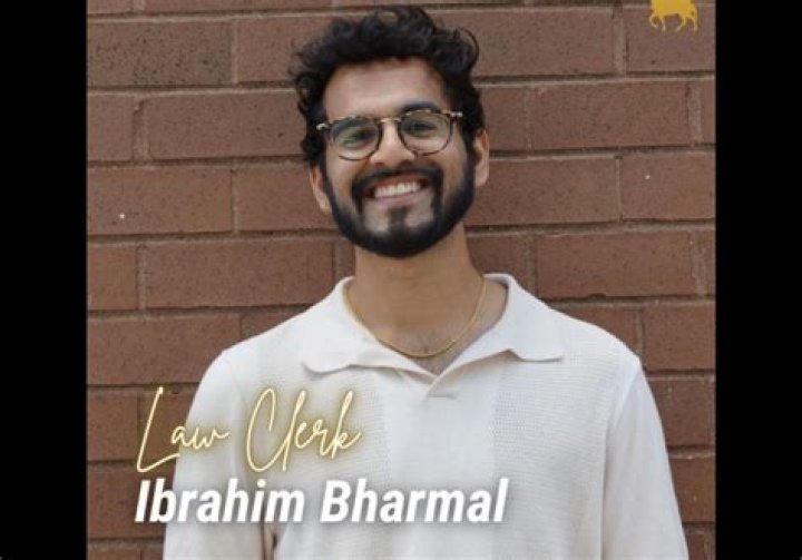 Ibrahim Bharmal and his parents