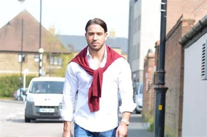 James Lock with his best friend Pete Wicks
