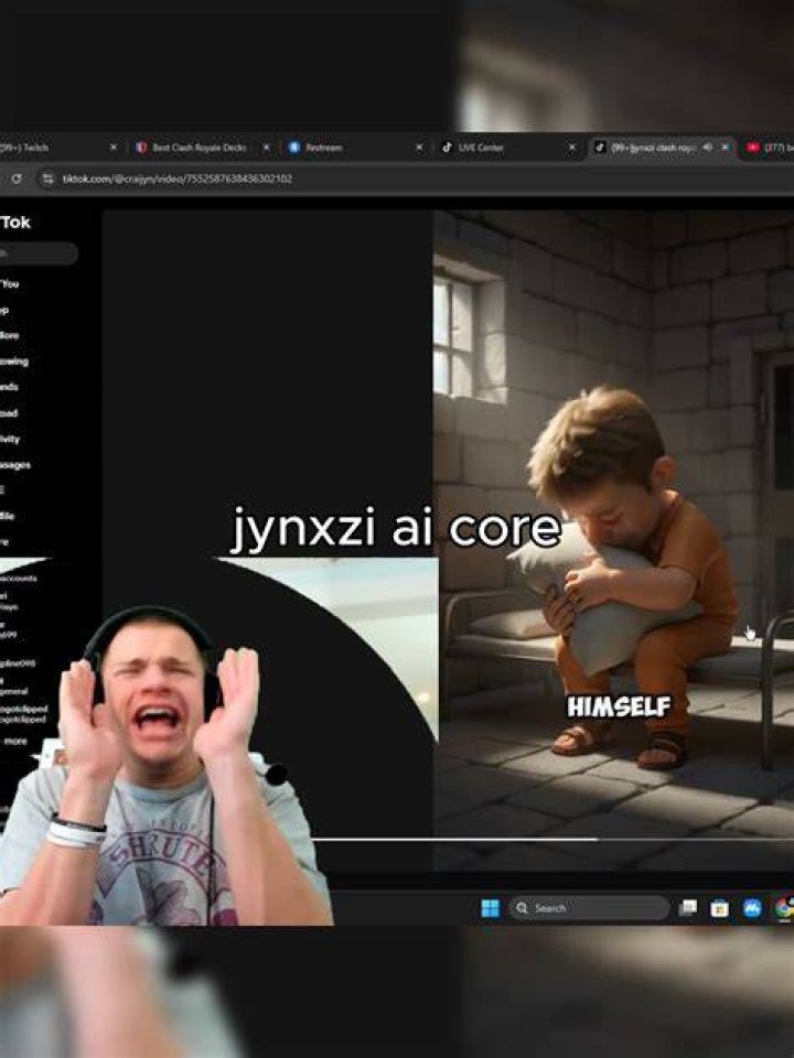 Jynxzi with his mother