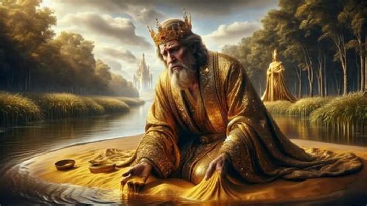 King Midas Washing His Hands