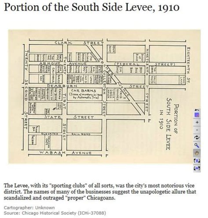 Levee District In Chicago
