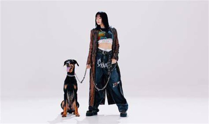 Lisa with her pet dog