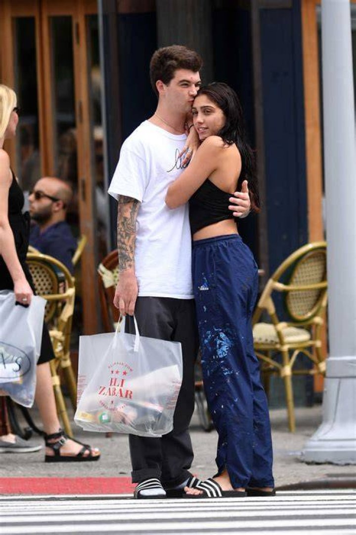 Lourdes Leon with her boyfriend Jonathan Puglia