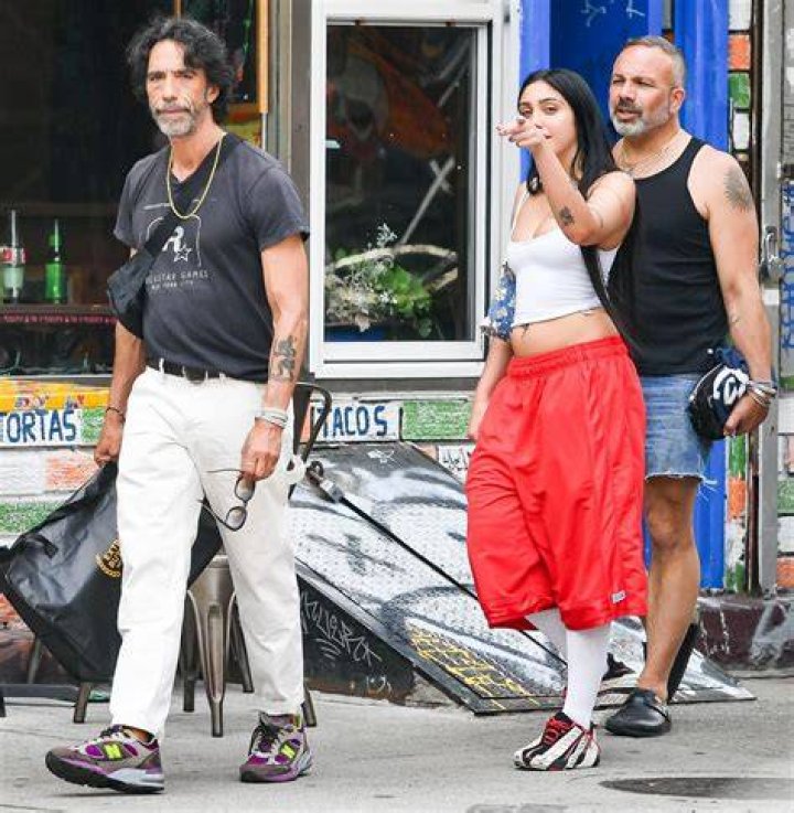 Lourdes Leon with her father Carlos Leon