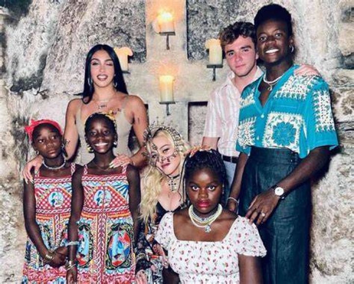 Lourdes with her siblings