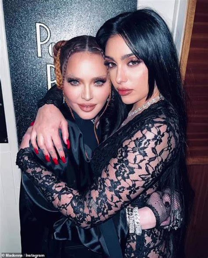 Madonna with her daughter Lourdes Leon