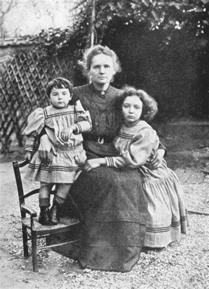 Marie with her family