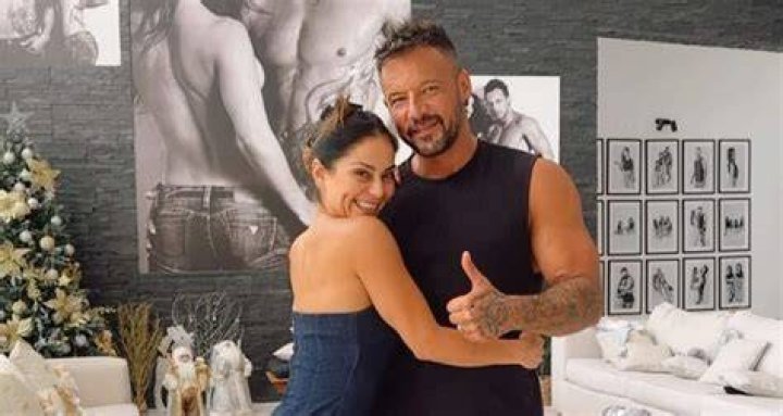 Mariela Roman with her husband