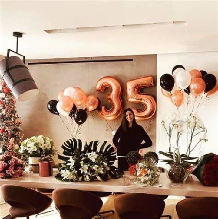 Martina Maccari on her 35th birthday