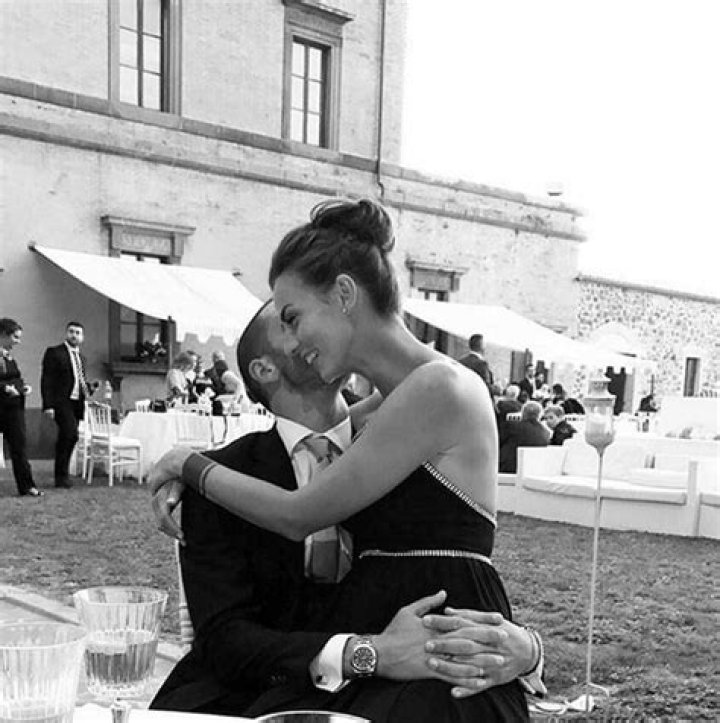 Martina Maccari with her husband Martina Maccari, kids Matteo Bonucci, Lorenzo Bonucci, and Matilda Bonucci